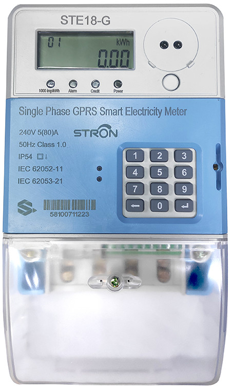 Tipo simbolico pagato anticipatamente della tastiera di monofase di energia del tester dell'allarme basso spaccato di credito