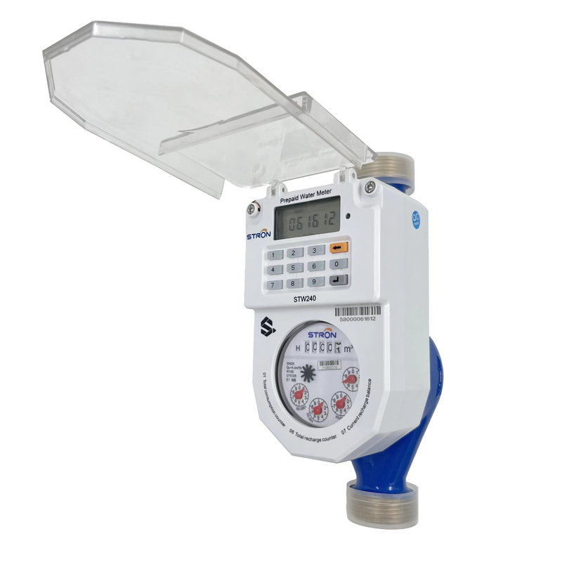 Contatore per acqua elettronico astuto pagato anticipatamente/affrancato con la valvola non di ritorno