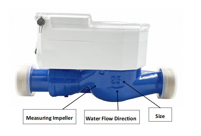 Misuratore di acqua fredda 0-40 C STS Standard Smart Water Meter con bulloni di collegamento 4-M16/8-M16/8-M16/8-M20