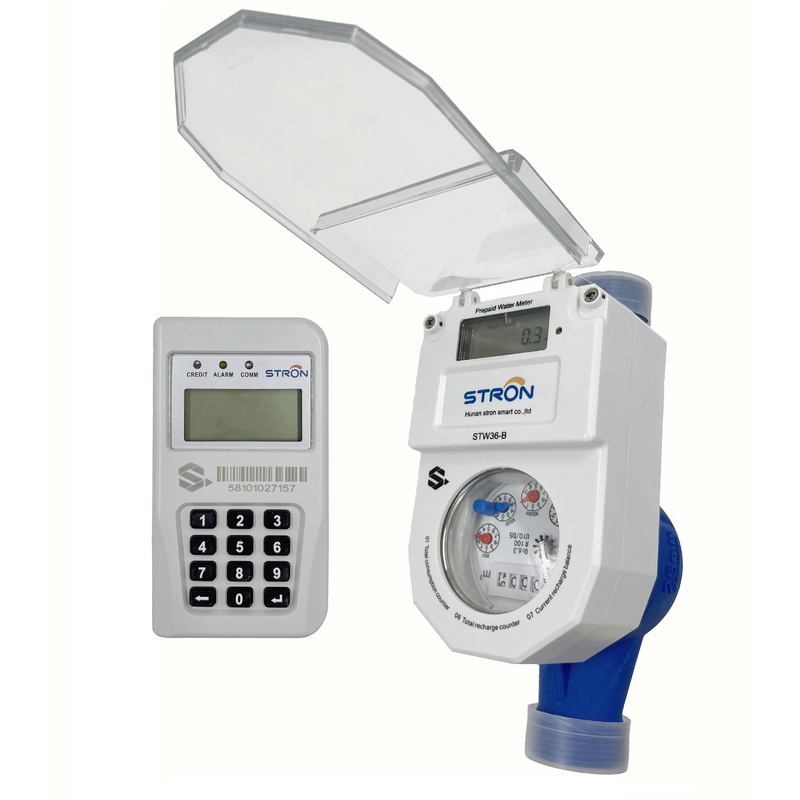 Diretto da fabbrica R160 STS smart CIU telecomando integrato guscio guscio IP68 protezione contatore d'acqua prepagato