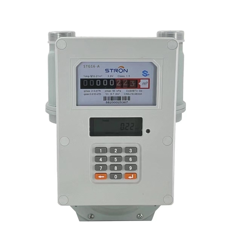 G1.6/G2.5/G4 LORA Comunicazione GPL Domestic STS Smart Electronic Prepaid Gas Meter