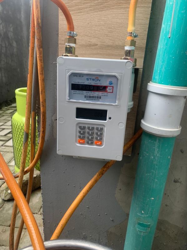 Metro di gas intelligente ad alta precisione di grado 1,5 con telecomando e controllo automatico delle valvole