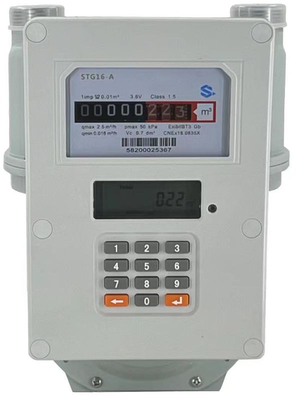 STS Standard All-in-One Prepaid Gas Meter - Supporta ricarica M-PESA, monitoraggio remoto NB-IoT, a prova di manomissione per uso residenziale