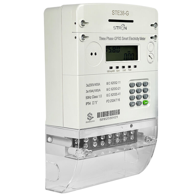 Smart STS Contatore di energia prepagato a tre fasi 4G WiFi LoRaWAN 230V Contatori elettrici elettronici