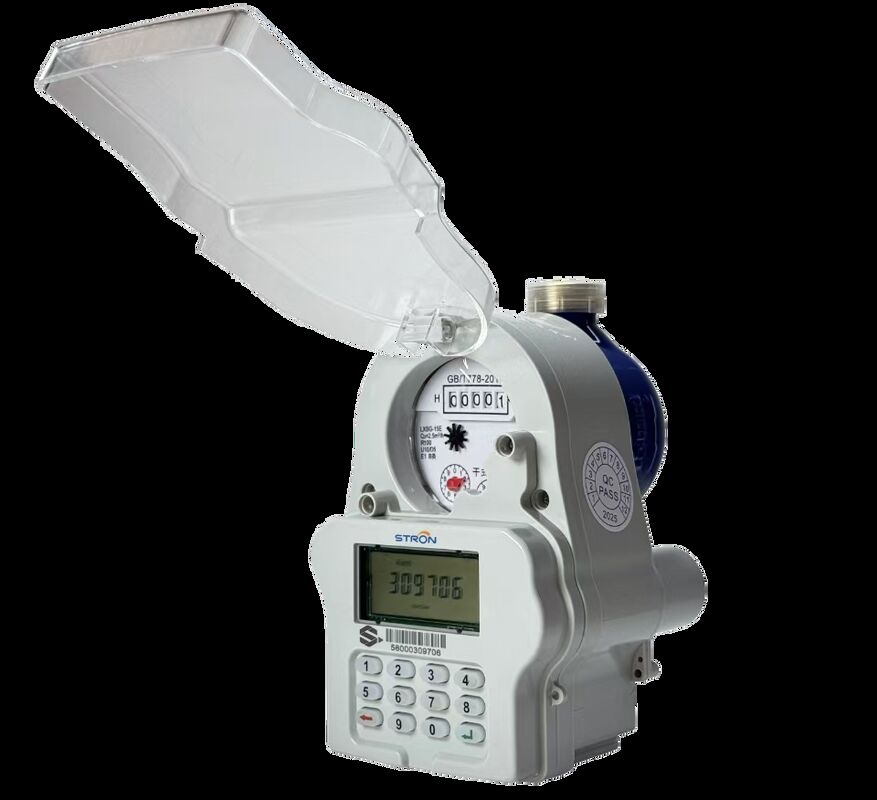 STRW240‑A Contatore dell'acqua prepagato con tastiera STS DN15‑DN25 in ottone IP68 telelettura LoRa‑RF antimanomissione per uso domestico e commerciale