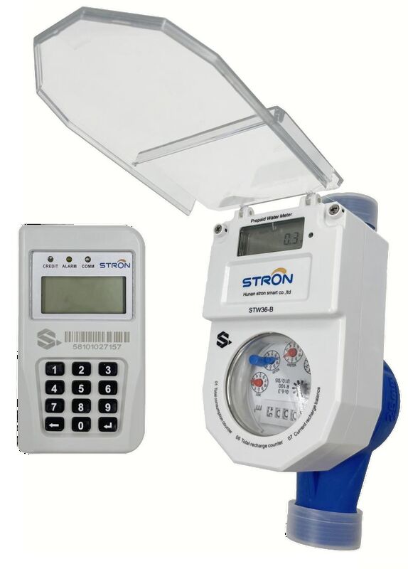 STS Prepaid Water Meter con interruttore sensibile al corpo e M-PESA Mobile Payment