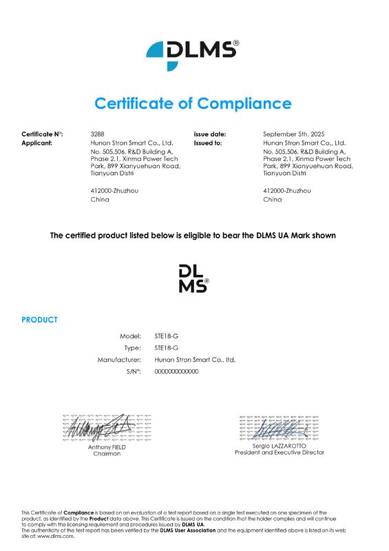 Modulo wireless plug-in per contatore prepagato STS per il Sud-est asiatico: Protocollo DLMS e spegnimento automatico e controllo remoto