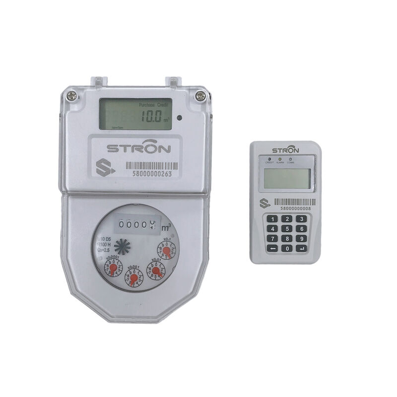 STS Integrated Keypad Smart Water Meter con protezione IP68 e dimensioni DN15 per una misurazione accurata del flusso d'acqua