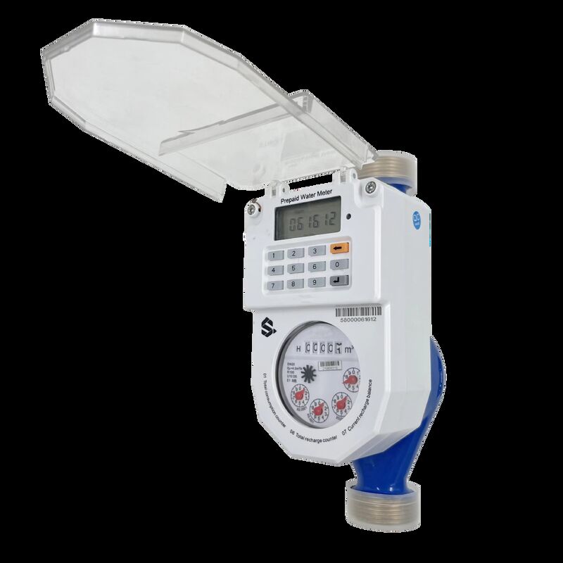Display digitale dotato di un dispositivo avanzato di misurazione dell'acqua che fornisce letture chiare del consumo e un'interfaccia user friendly