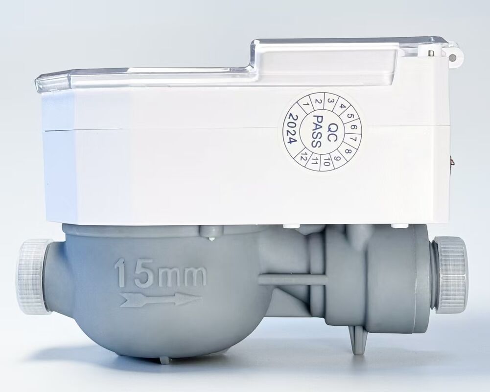 STS Contatore d'acqua intelligente standard con intervallo di misurazione da 0 a 999999 litri e monitoraggio della temperatura dell'acqua da 0,1 a 90 gradi Celsius