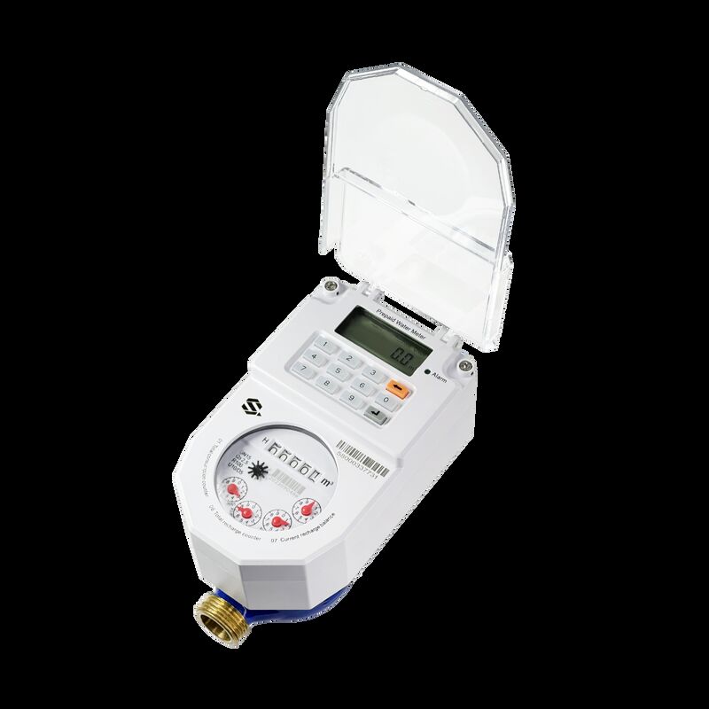 Contatore d'acqua intelligente IoT abilitato LoRaWAN con intervallo di misurazione 0-999999 litri, ideale per il monitoraggio remoto del consumo idrico