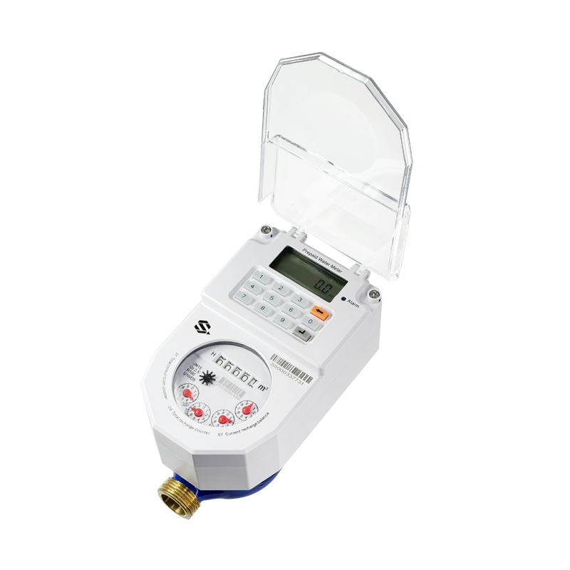 Contatore d'acqua intelligente 0C-50C, costruzione in metallo, misurazione accurata per applicazioni industriali e commerciali