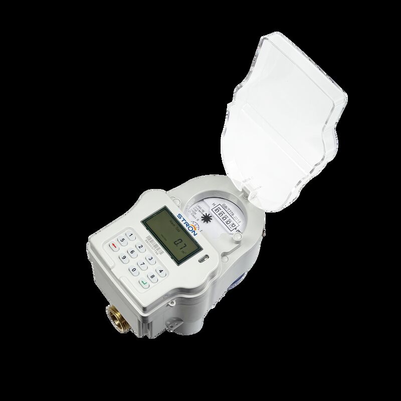 STRW240‑A Contatore dell'acqua prepagato con tastiera STS DN15‑DN25 in ottone IP68 telelettura LoRa‑RF antimanomissione per uso domestico e commerciale