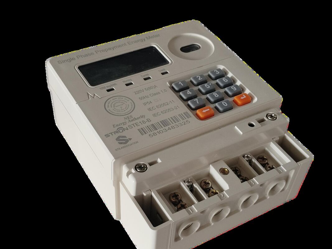 Tipo di token prepagato Contatore elettrico prepagato intelligente integrato con capacità illimitata e software di vendita Stronpay che supporta l'energia