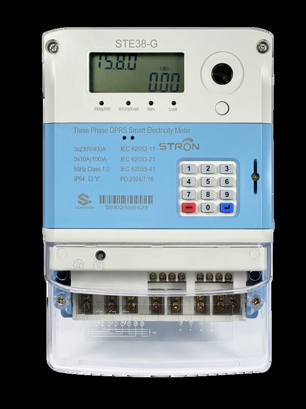 Apparecchiatura di collaudo per contatori elettrici Smart THREE Meter con funzionalità di prepagamento, per garantire il monitoraggio energetico e soluzioni di fatturazione