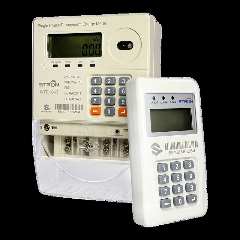 STS monofase con unità di interfaccia del cliente e lettura remota RF per il monitoraggio dell'energia