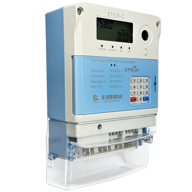Apparecchiatura di collaudo per contatori elettrici Smart THREE Meter con funzionalità di prepagamento, per garantire il monitoraggio energetico e soluzioni di fatturazione