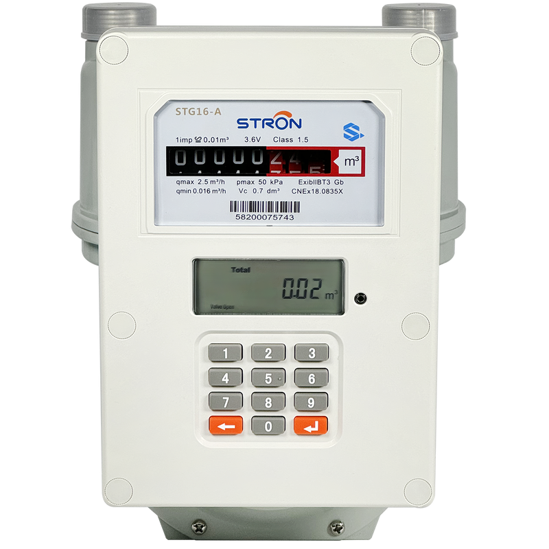 Contatore del gas intelligente venduto direttamente dalla fabbrica, ottimizzato per i consumi, che estende la durata della batteria e riduce la frequenza di manutenzione in luoghi remoti