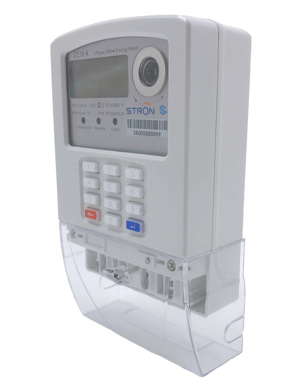 Connessione a tastiera, contatore di energia prepagato a tre fasi SmartPay Trio 3800 con frequenza 50/60Hz