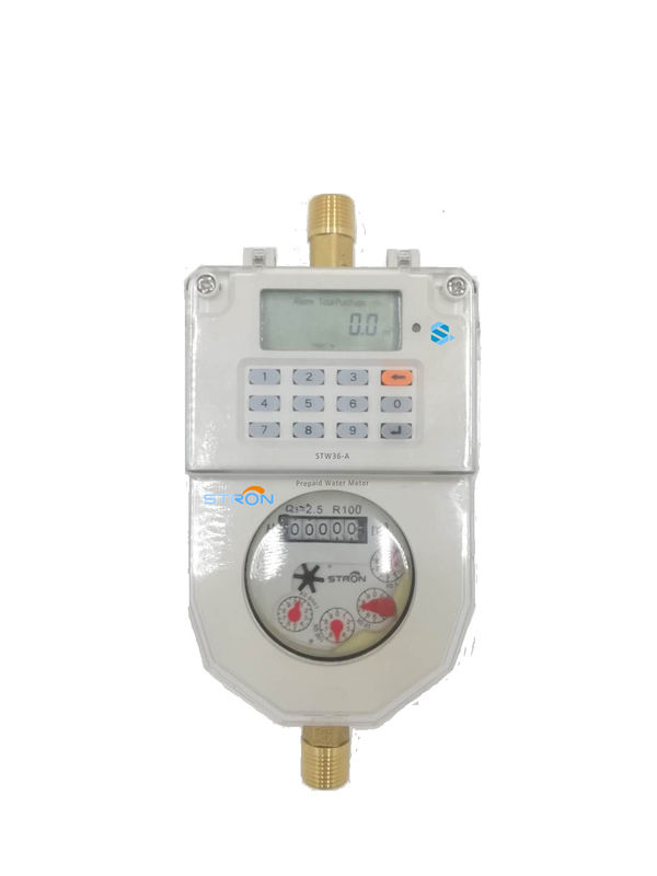 La ricarica SIMBOLICA della tastiera standard di STW36-A DN15 Stron STS ha prepagato il contatore per acqua d'ottone Hotsale