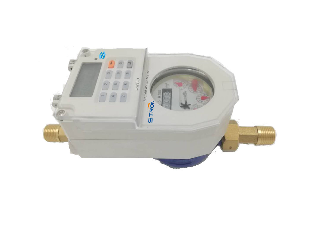 La ricarica SIMBOLICA della tastiera standard di STW36-A DN15 Stron STS ha prepagato il contatore per acqua d'ottone Hotsale