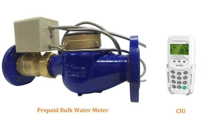 L'anti tipo il contatore per acqua, DN50 di Woltman del compressore ha prepagato i metri ad acqua