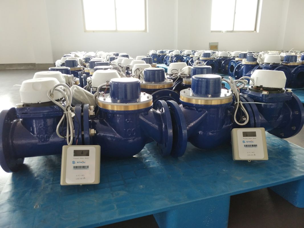 L'anti tipo il contatore per acqua, DN50 di Woltman del compressore ha prepagato i metri ad acqua