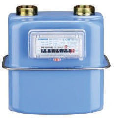 Due misuratore di portata del gas del compatto del tubo 0.8L, contatore del gas del diaframma 1.6m3/H