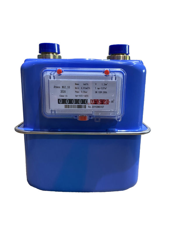 Resistenza della corrosione del misuratore di portata del gas di alta precisione di G4S 0.5Bar 1.2L