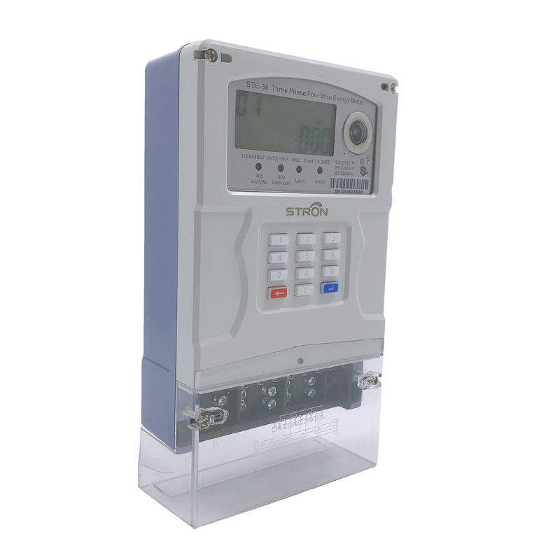 Il contatore elettrico trifase spaccato astuto residenziale della tastiera LORA-RF ha controllato a distanza via AMI System