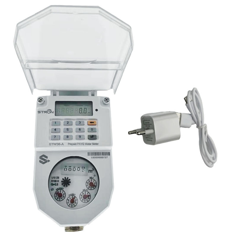Tipo standard contatore per acqua astuto pagato anticipatamente della tastiera dello STS