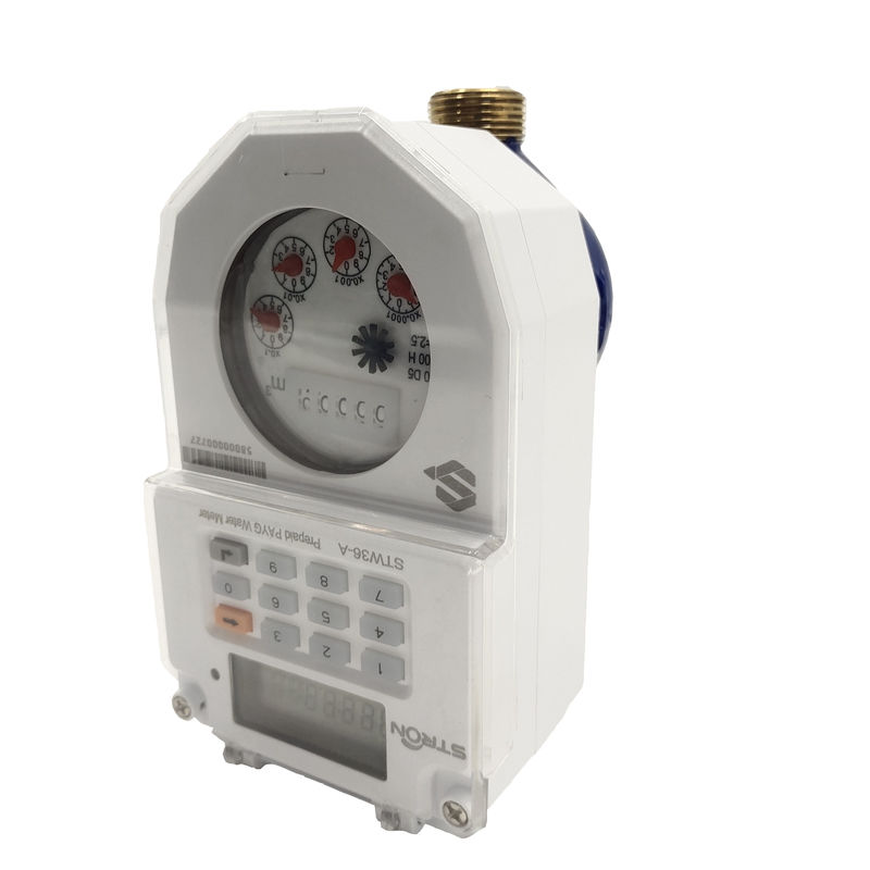 Tipo standard contatore per acqua astuto pagato anticipatamente della tastiera dello STS