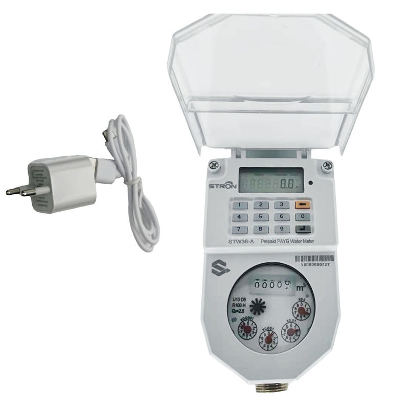 Tipo standard contatore per acqua pagato anticipatamente anti-compressore della tastiera dello STS Smart