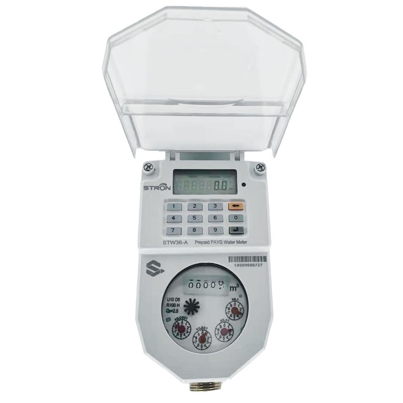 Tipo astuto standard automaticamente contatore per acqua pagato anticipatamente controllato della tastiera dello STS della valvola