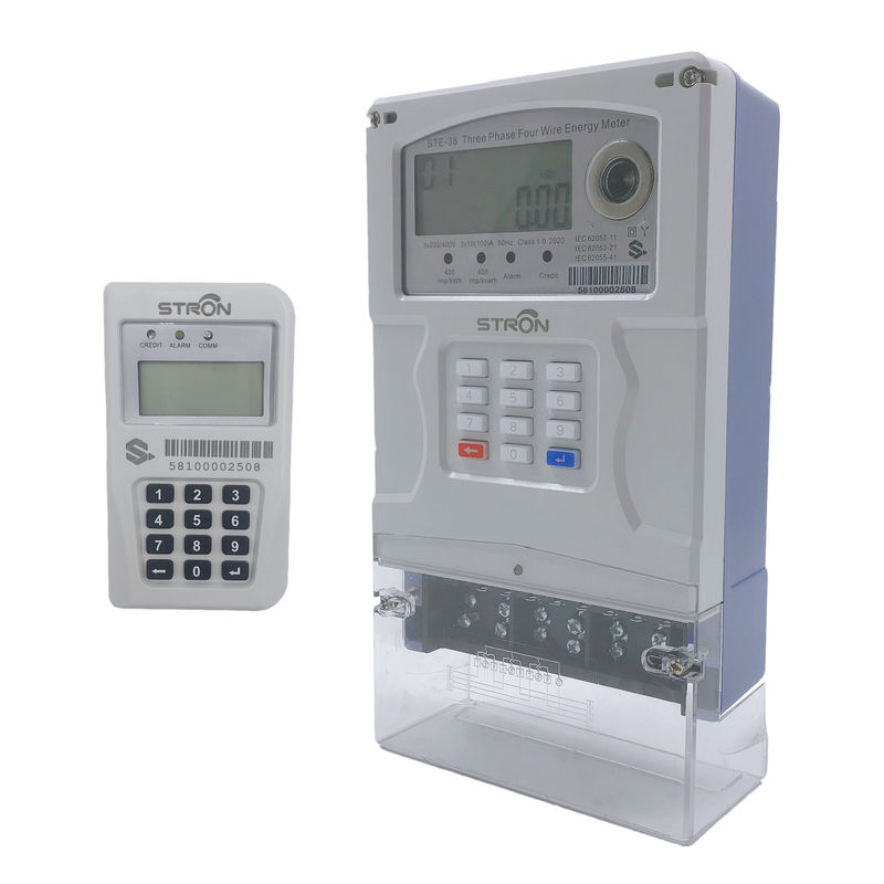 Il contatore elettrico trifase spaccato astuto residenziale della tastiera LORA-RF ha controllato a distanza via AMI System