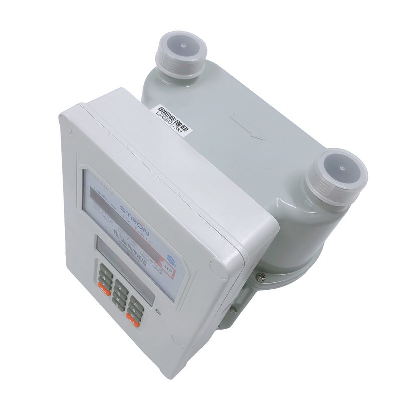 1.6m3/H ha letto il gas residenziale del contatore del gas, di pagamento in contanti ISO9001 e contatore elettrico