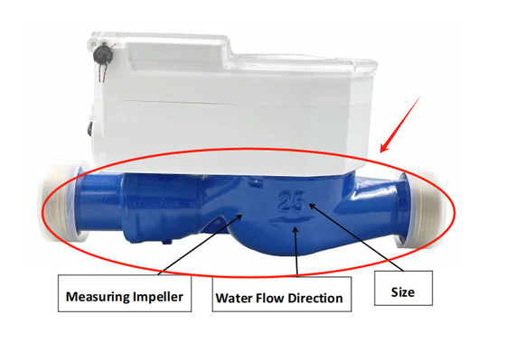 Misurazione dell'acqua con contatore d'acqua intelligente NB-IOT 0,1-90C Temperatura dell'acqua 4-M16/8-M16/8-M16/8-M16/8-M20 bulloni di collegamento