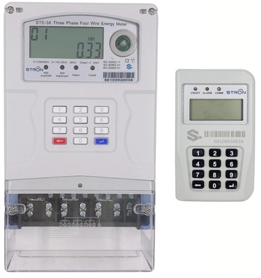 Contatore elettrico digitale trifase prepagato con comunicazione RS485 su guida DIN, accesso remoto per il monitoraggio energetico di casa e ufficio