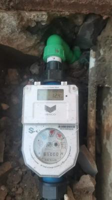 Dimensioni del pacco singolo 21X16X15 cm Contatore dell'acqua prepagato con personalizzazione ODM e peso lordo 0,500 KG