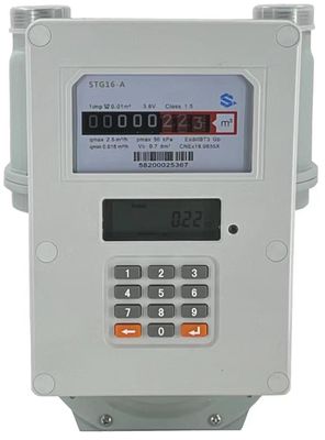 STS Standard All-in-One Prepaid Gas Meter - Supporta ricarica M-PESA, monitoraggio remoto NB-IoT, a prova di manomissione per uso residenziale