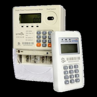 Keypad Input Way Smart Prepaid Electricity Meter Single Phase Unlimited Capacity Providing Energy Usage Management Tools