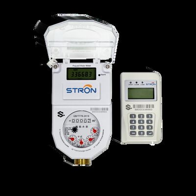 Stron Smart STS Prepaid Water Meter for Africa - Compliant with STS Standards, Brass Body, Low Flow Alarm