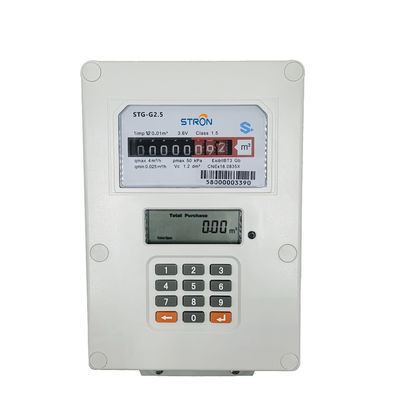 Lo STS 2.5m3/H standard ha prepagato il contatore del gas con Diaplsy LCD