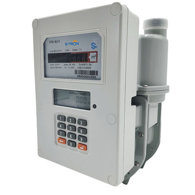 IP67 contatore del gas pagato anticipatamente anti compressore, misuratore di portata portatile del gas 1.6m3/H