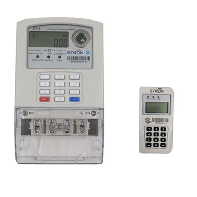 metro pagato anticipatamente di monofase 230V, contatore elettrico commerciale 50HZ