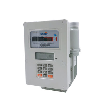 Contatore del gas pagato anticipatamente d'acciaio, metro di pagamento in contanti di 1.6m3/H Smart