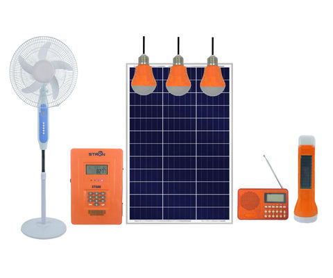Sistema di pannelli solari domestici da 60 Hz, LiFePO4 Residential Solar Panel System da 12,8 V
