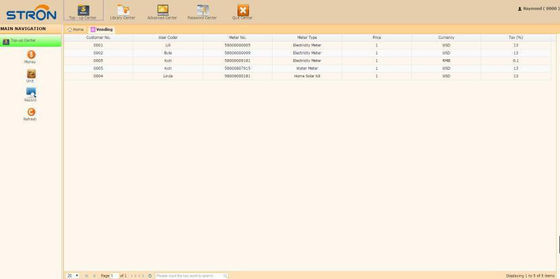 Sistema di gestione del distributore automatico dello STS CMC